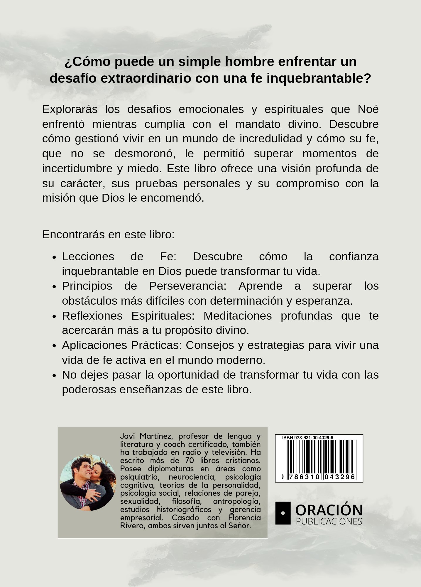 Noé: Su vida moral, legado e impacto profético. El diluvio desde Génesis y el nuevo comienzo. La gracia en medio de la corrupción, la renovación y la redención de la humanidad - Image 2
